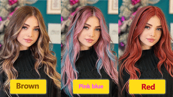AI hair filter | Dye your hair with a click!