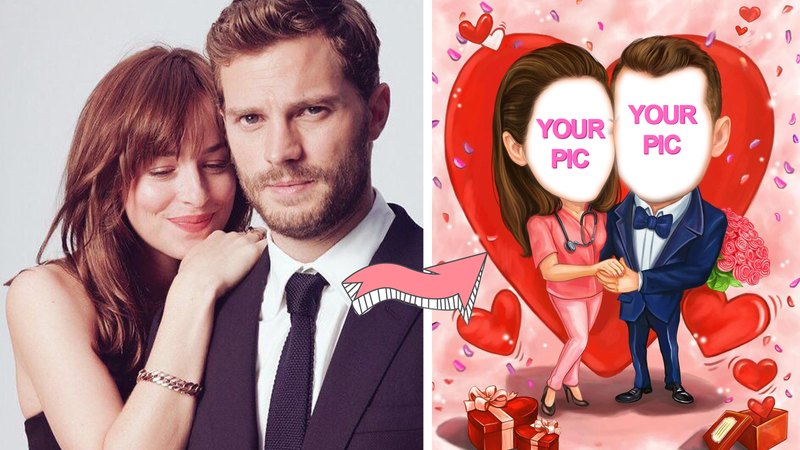 Turn your moments into adorable cartoons this Valentine's Day.