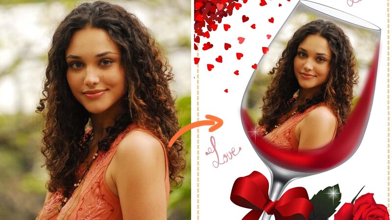 Add This Romantic Filter To Your Cherished Photo.