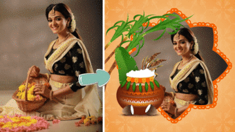 Get Your Indian Diwali Photo Frame