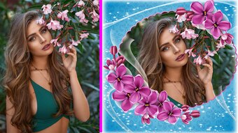 Get Creative With Our Unique And Eye-Catching Floral Frame Options.
